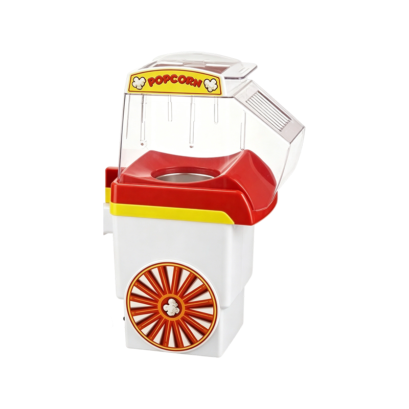 1200 W vertikaler klassischer Popcorn-Maker in Rot und Silber 1200 W vertikaler klassischer Popcorn-Maker in Rot und Silber